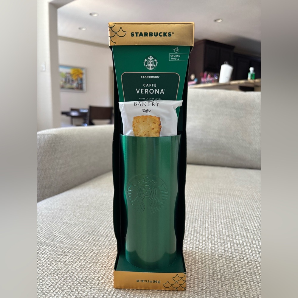 Starbucks Tumbler and Coffee Gift Set (NWOT)